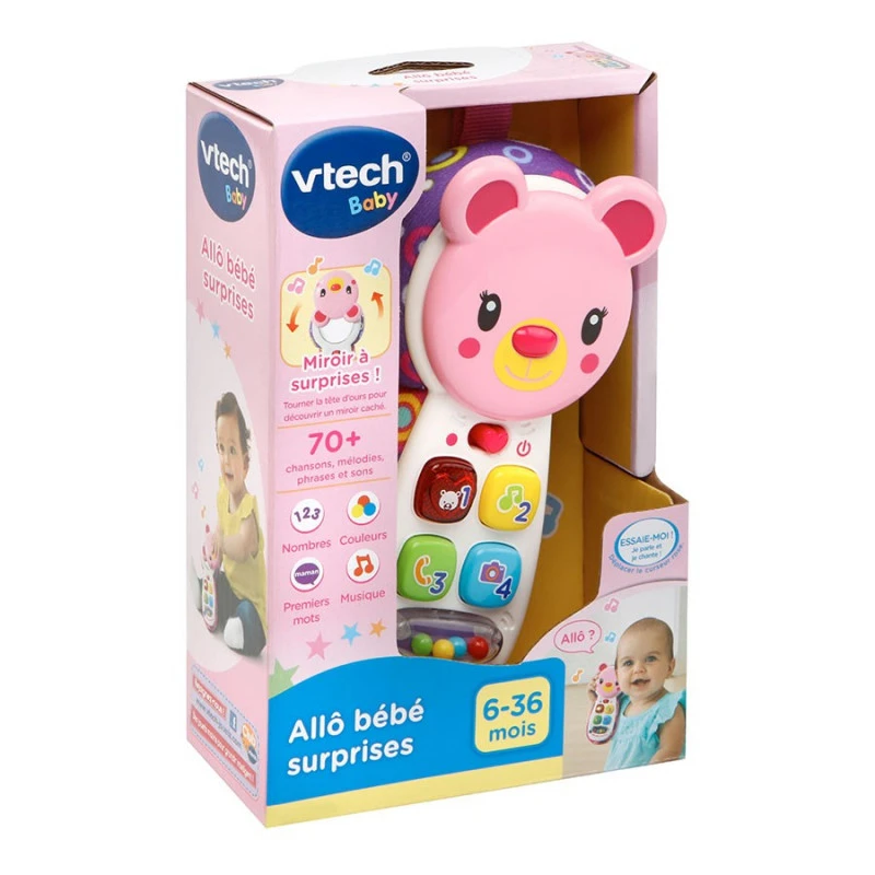 Allô Bébé Surprises Rose VTECH 6 Allô Bébé Surprises Rose VTECH – Image 4