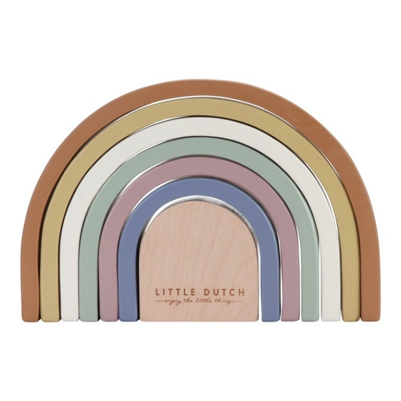 Arc En Ciel à Empiler Vintage LITTLE DUTCH 3 Arc En Ciel à Empiler Vintage LITTLE DUTCH