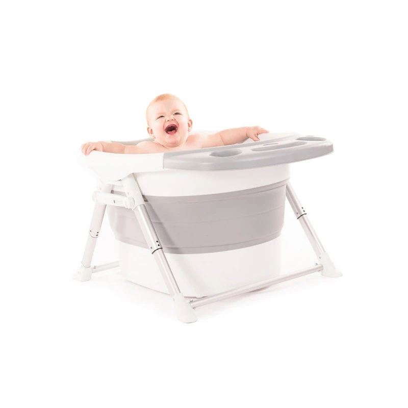 Baignoire De Douche Pliable BO JUNGLE Gris/blanc 7 Baignoire De Douche Pliable BO JUNGLE Gris/blanc – Image 5