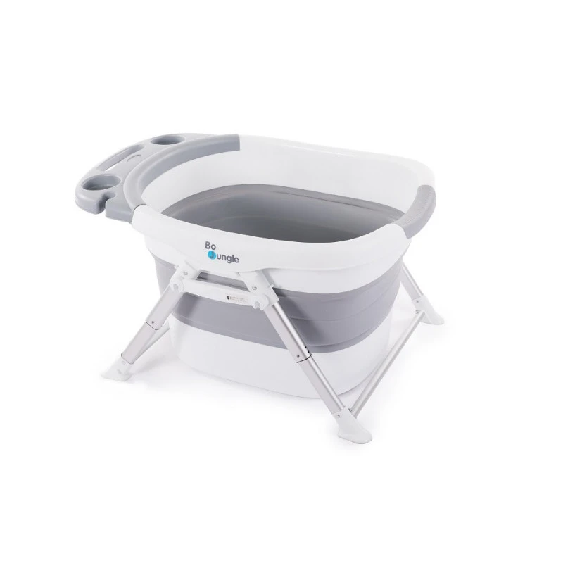 Baignoire De Douche Pliable BO JUNGLE Gris/blanc 3 Baignoire De Douche Pliable BO JUNGLE Gris/blanc