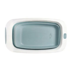 Baignoire Pliable Eazy Pop BEABA Bleu Baltique -Made4baby baignoire pliable eazy pop beaba bleu baltique 2