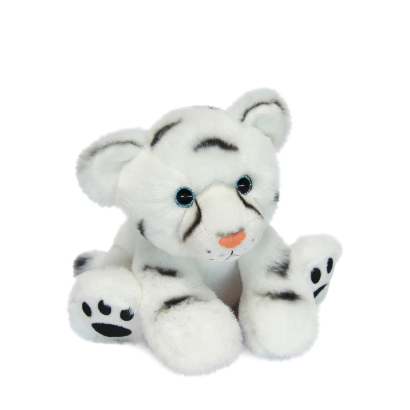 Bébé Tigre Blanc 18cm "Terre Sauvage" HISTOIRE D'OURS Blanc 3 Bébé Tigre Blanc 18cm "Terre Sauvage" HISTOIRE D'OURS Blanc