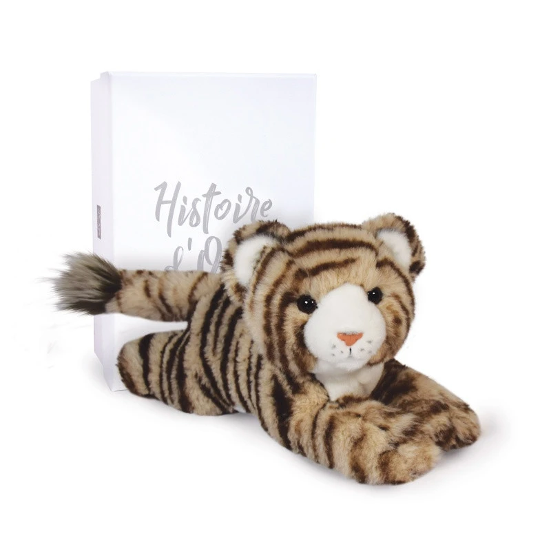 Bengalyle Tigre 25cm "Terre Sauvage" HISTOIRE D'OURS Beige 5 Bengalyle Tigre 25cm "Terre Sauvage" HISTOIRE D'OURS Beige – Image 3