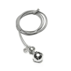 Bola De Grossesse Basic PROUD MAMA Cordon Glitter, Boule Argent Cœurs