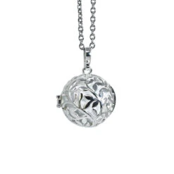 Bola De Grossesse Cage Diane IRRÉVERSIBLE BIJOUX Cage Fleur De Vie / Bille Blanche