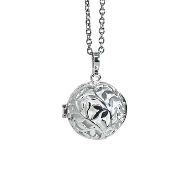 Bola De Grossesse Cage Diane IRRÉVERSIBLE BIJOUX Cage Fleur De Vie / Bille Blanche 3 Bola De Grossesse Cage Diane IRRÉVERSIBLE BIJOUX Cage Fleur De Vie / Bille Blanche