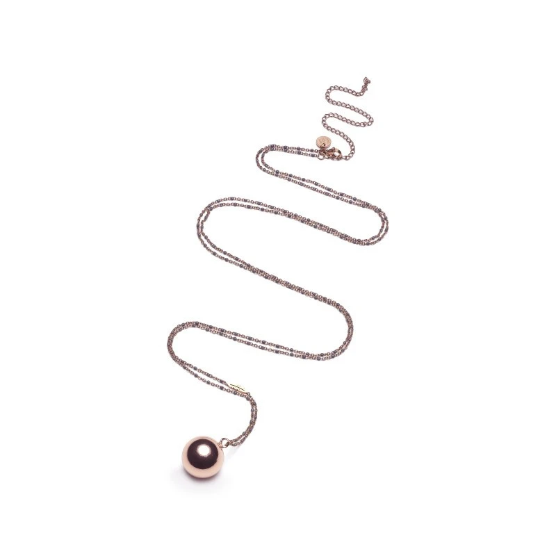 Bola De Grossesse Steel PROUD MAMA Avec Chaîne En Acier Et Perles Grises + Plume 3 Bola De Grossesse Steel PROUD MAMA Avec Chaîne En Acier Et Perles Grises + Plume