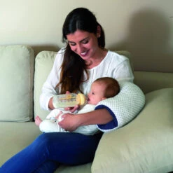 Brassard D'allaitement Jersey CANDIDE Marine étoilé -Made4baby brassard d allaitement jersey candide marine etoile 3