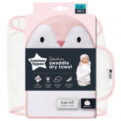Sortie De Bain Nouveau-né TOMMEE TIPPEE Penny Le Pingouin -Made4baby cape de bain nouveau ne 2