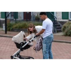 Capote Pour Siège-auto Gr 0+ Hoody DOOKY Romantic Leaves Beige