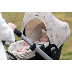 Capote Pour Siège-auto Gr 0+ Hoody DOOKY Romantic Leaves Beige -Made4baby capote pour siege auto gr 0 hoody dooky romantic leaves beige 1 2