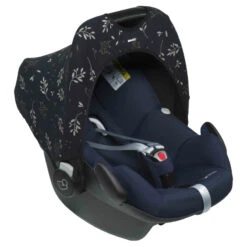 Capote Pour Siège-auto Gr 0+ Hoody DOOKY Romantic Leaves Noir -Made4baby capote pour siege auto gr 0 hoody dooky romantic leaves noir 1 12