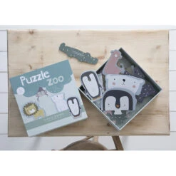 Coffret De 6 Puzzles Animaux Du Zoo LITTLE DUTCH -Made4baby coffret de 6 puzzles animaux du zoo little dutch 11