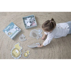 Coffret De 6 Puzzles Animaux Du Zoo LITTLE DUTCH -Made4baby coffret de 6 puzzles animaux du zoo little dutch 8