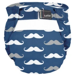 Kit De 5 Couches Lavables 0 - 4 Kg DOMIVA Moustache -Made4baby couche lavable x5 assorties 29