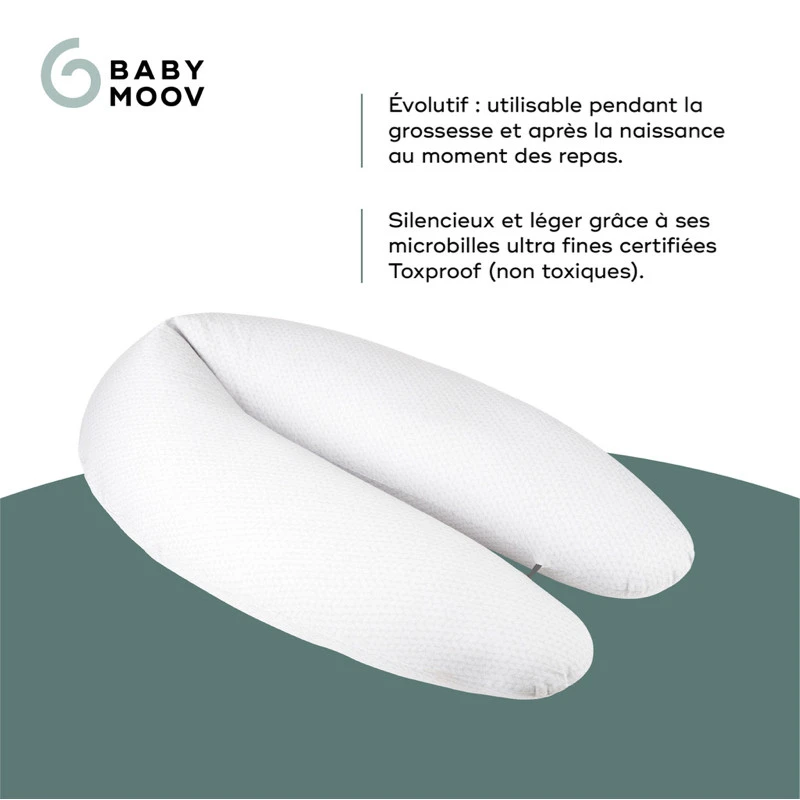 Coussin De Grossesse B.Love BABYMOOV Mineral Gris 5 Coussin De Grossesse B.Love BABYMOOV Mineral Gris – Image 3