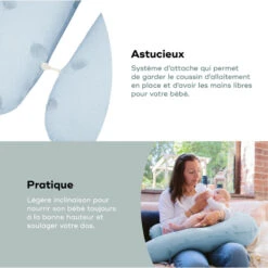 Coussin De Grossesse B.Love BABYMOOV Wind Bleu -Made4baby coussin de grossesse blove babymoov wind bleu 3