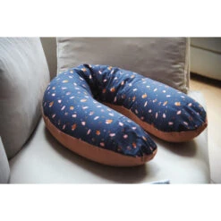 Coussin De Maternité Et D'allaitement CANDIDE Fleur Cassonade -Made4baby coussin de maternite et d allaitement candide fleur vert cassonade 4