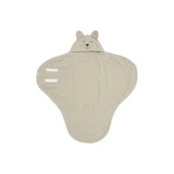 Couverture Portefeuille Teddy Bear Boucle JOLLEIN Olive Green -Made4baby couverture portefeuille teddy bear boucle jollein olive green 1 2