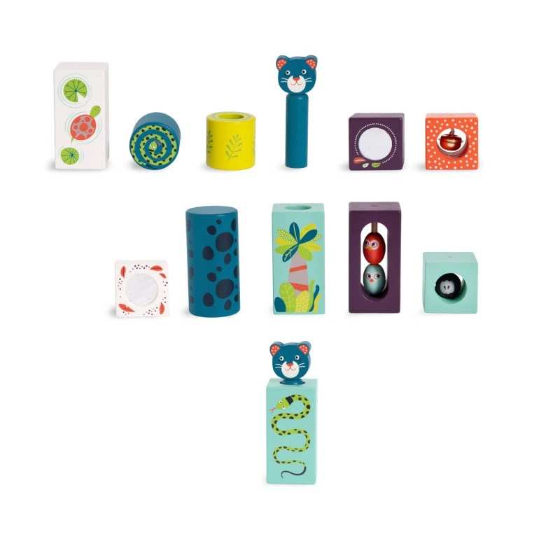 Cubes D'activités MOULIN ROTY Dans La Jungle 4 Cubes D'activités MOULIN ROTY Dans La Jungle – Image 2