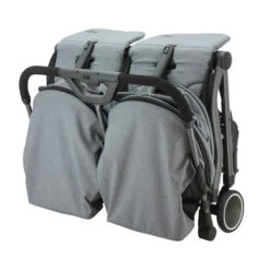 Poussette Double Gaya Twin MIGO Gris -Made4baby double gaya 2