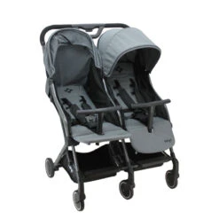 Poussette Double Gaya Twin MIGO Gris -Made4baby double gaya 3