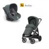 Duo Poussette Aptica Darwin Recline INGLESINA Emeralg Green/Litio Black -Made4baby duo poussette aptica darwin recline inglesina emeralg greenlitio black