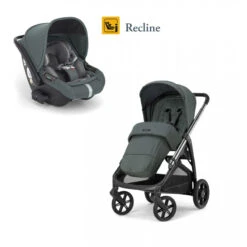 Duo Poussette Aptica Darwin Recline INGLESINA Emeralg Green/Litio Black