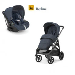 Duo Poussette Aptica Darwin Recline INGLESINA Resort Blue/Litio Black