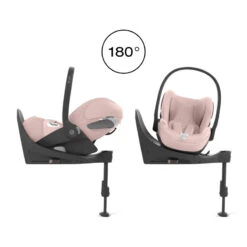 Duo Poussette Coya + Siège Cloud T CYBEX Matt Black/Peach Pink -Made4baby duo poussette coya siege cloud t cybex matt blackpeach pink 7