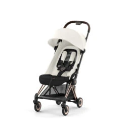 Duo Poussette Coya + Siège Cloud T CYBEX Rosegold/Off White/Black -Made4baby duo poussette coya siege cloud t cybex rosegoldoff whiteblack 4