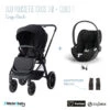 Duo Poussette Crios 3.0 PERICLES Deep Black + Cloud T I-Size CYBEX -Made4baby duo poussette crios 30 pericles deep black cloud t i size cybex