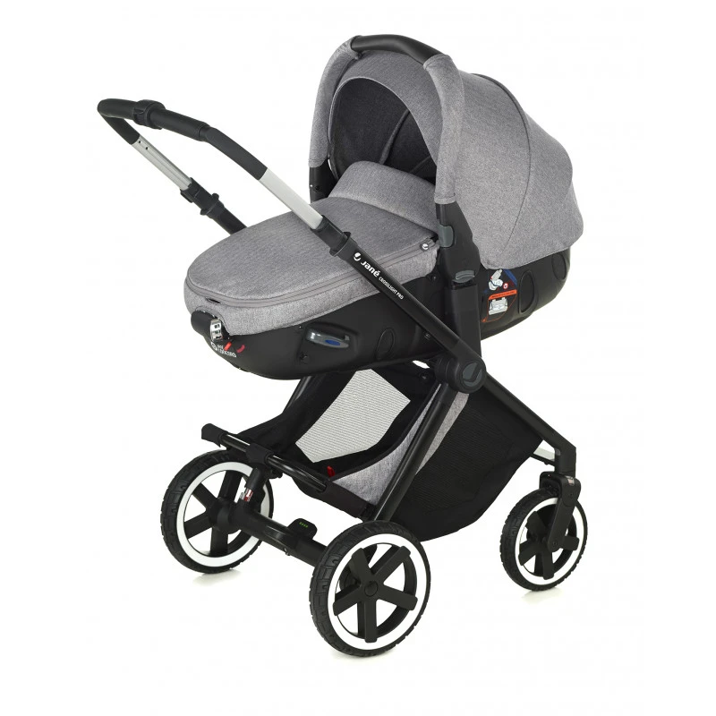 Jané Duo Poussette Crosslight Pro + Siège Allongeable Matrix Light 2 JANE Dim Grey 4 Jané Duo Poussette Crosslight Pro + Siège Allongeable Matrix Light 2 JANE Dim Grey – Image 2