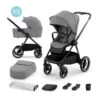Duo Poussette + Nacelle Nea 2 En 1 KINDERKRAFT Gris