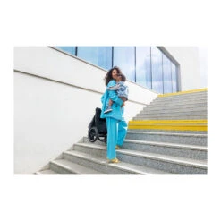 Duo Poussette + Nacelle Nea 2 En 1 KINDERKRAFT Gris Foncé -Made4baby duo poussette nacelle nea 2 en 1 kinderkraft gris fonce 7