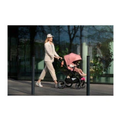 Duo Poussette + Nacelle Nea 2 En 1 KINDERKRAFT Rose -Made4baby duo poussette nacelle nea 2 en 1 kinderkraft rose 5