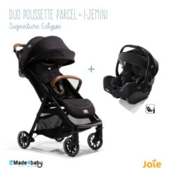 Duo Poussette Parcel + I-Jemini JOIE Signature Eclipse