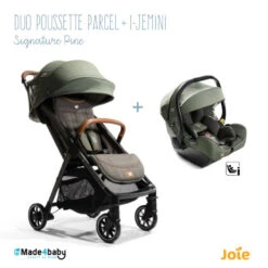 Duo Poussette Parcel + I-Jemini JOIE Signature Pine
