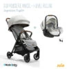 Duo Poussette Parcel + Siège I-Level Recline JOIE Signature Oyster 1 Duo Poussette Parcel + Siège I-Level Recline JOIE Signature Oyster -Made4baby duo poussette parcel siege i level recline joie signature oyster