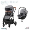 Duo Poussette Strider M + Siège Baby-Safe 5Z2 BRITAX Elephant Grey/Frost Grey -Made4baby duo poussette strider m siege baby safe 5z2 britax elephant greyfrost grey