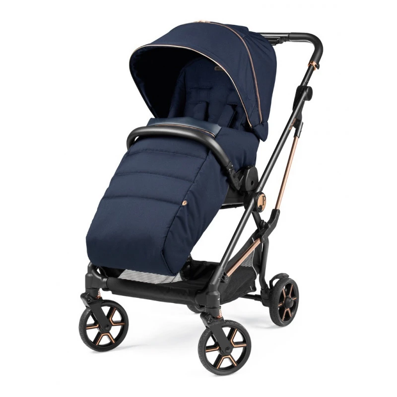 Duo Poussette Vivace + Primo Viaggio Lounge PEG PEREGO Blue Shine 9 Duo Poussette Vivace + Primo Viaggio Lounge PEG PEREGO Blue Shine – Image 7