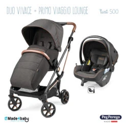 Duo Poussette Vivace + Primo Viaggio Lounge PEG PEREGO Fiat 500