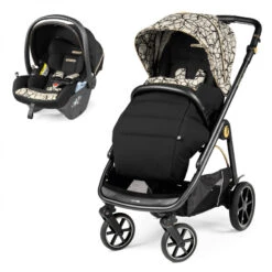 Duo Poussette Veloce + Primo Viaggio Lounge PEG PEREGO Graphic Gold