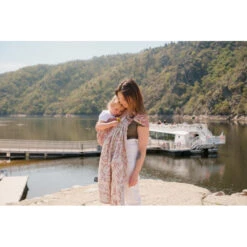 Echarpe De Portage Sans Nœud Sling NEOBULLE Azalée Rose -Made4baby echarpe de portage sans noeud sling neobulle azalee rose 3