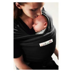 Écharpe De Portage L'Originale LOVE RADIUS Noire, Poche Noire