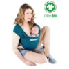 Echarpe De Portage "La Basic" Bio LOVE RADIUS Bleu Rétro -Made4baby echarpe la basic bio 12
