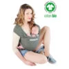 Echarpe De Portage "La Basic" Bio LOVE RADIUS Misty Green -Made4baby echarpe la basic bio 4