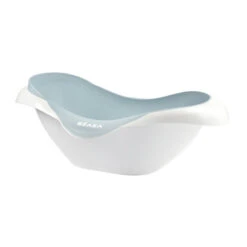 Ensemble Baignoire + Support Camélé'o BEABA Green Blue/Light Mist -Made4baby ensemble baignoire support camele o beaba green bluelight mist 1 2