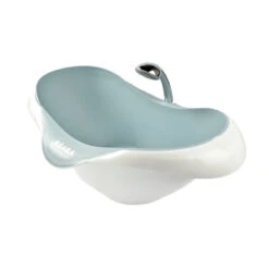 Ensemble Baignoire + Support Camélé'o BEABA Green Blue/Light Mist -Made4baby ensemble baignoire support camele o beaba green bluelight mist 1 3