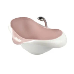 Ensemble Baignoire + Support Camélé'o BEABA Old Pink/Light Mist -Made4baby ensemble baignoire support camele o beaba old pinklight mist 1 3